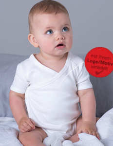 Kimono Babybody Kimono mit Logo bedruckt