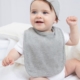 Babybekleidung mit Firmenlogo - Babylätzchen einfarbig