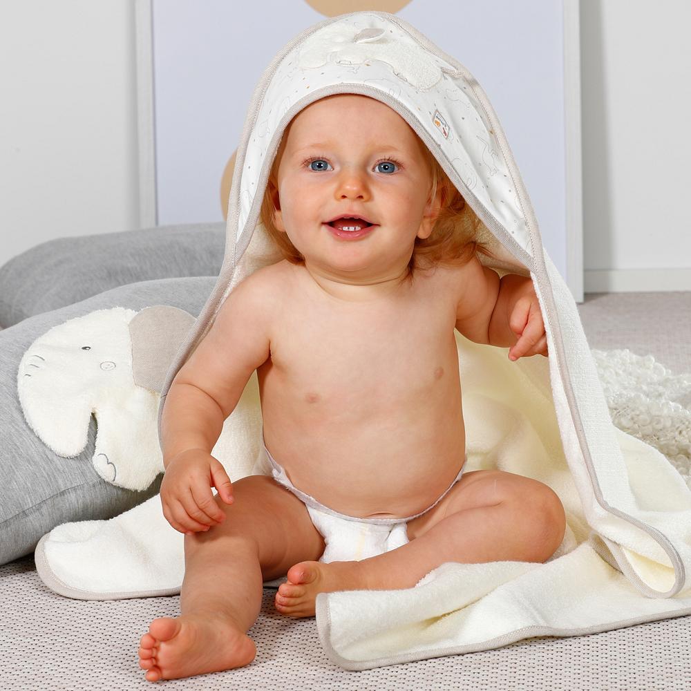 Baby Kapuzen handtuch mit Logo