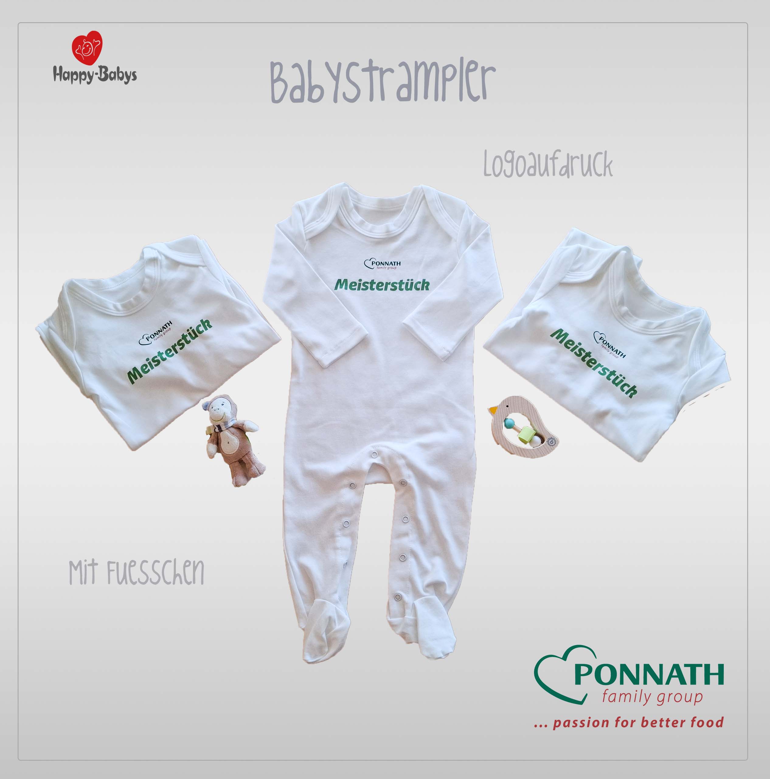 Babygeschenkset mit Logo- Ponnath