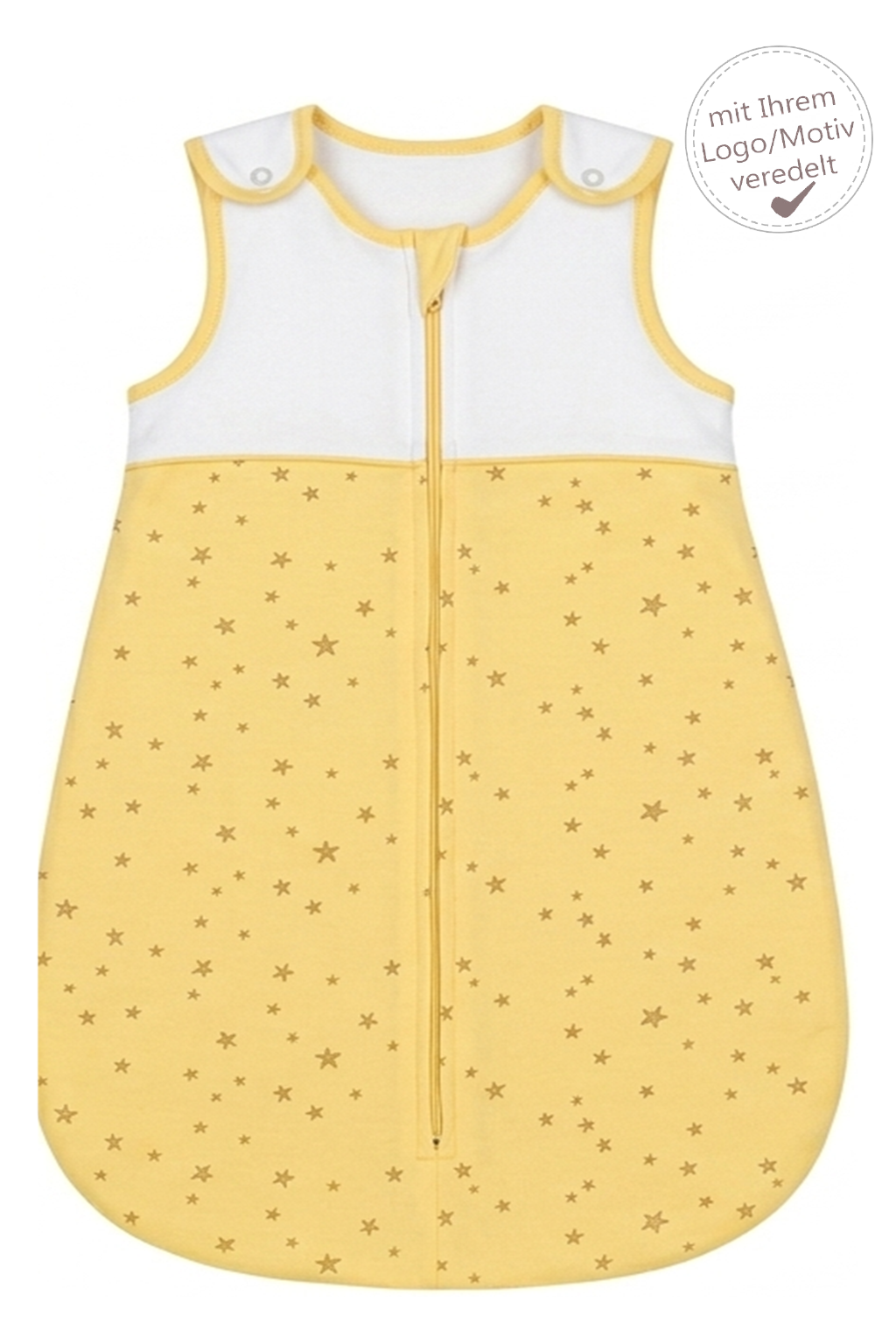 Babyschlafsack Sterne mit Logo